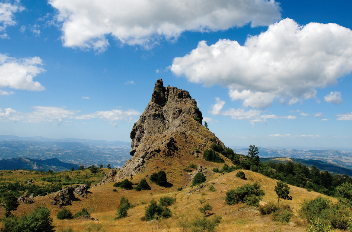 Suggestiva roccia sul Monte Pollino